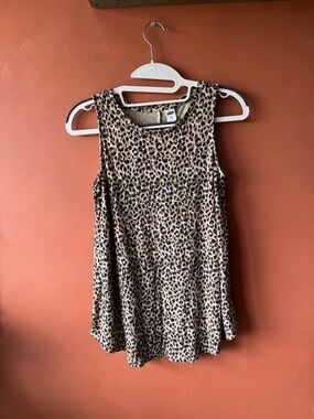 Old Navy Leopard Print Tank Top - Brown/Tan/Black